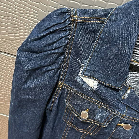 Jean Jacket With Rhinestones (M) - Picture 3 of 15
